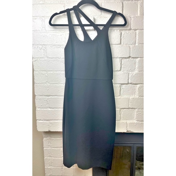 NWT Halston Heritage Strappy Cutout Sheath Dress - Picture 2 of 9